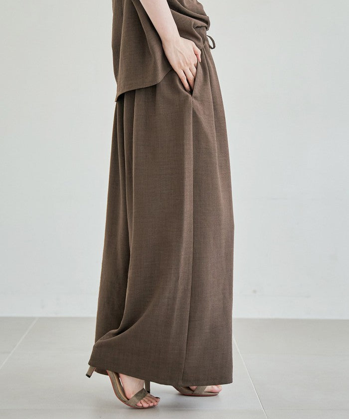 コーエン coen リネンタッチTブラウス セットアップ （BEIGE） BEIGE