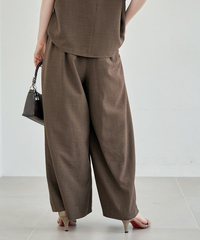 コーエン coen リネンタッチTブラウス セットアップ （BEIGE） BEIGE
