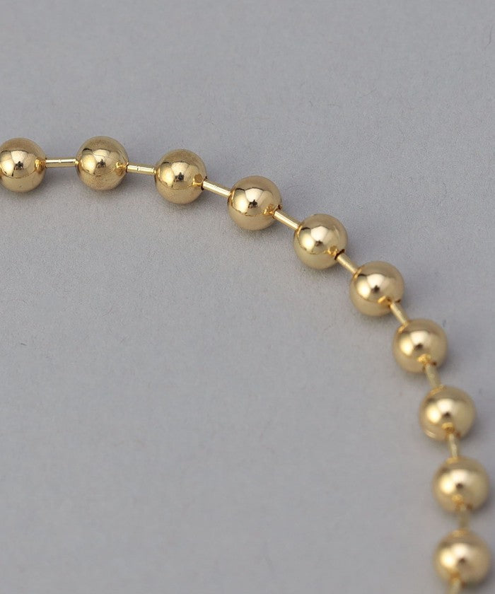 ハートマンテルボールチェーンブレスレット GOLD