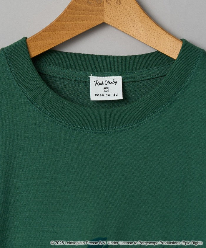 【ROCK STANLEY（ロックスタンレー）別注】アソートロックTシャツ DK.GREEN
