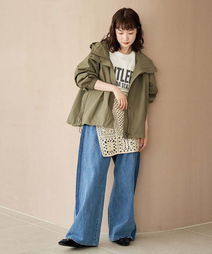 コーエン coen 【先行販売】クロシェニットラップスカート （BLACK） BLACK