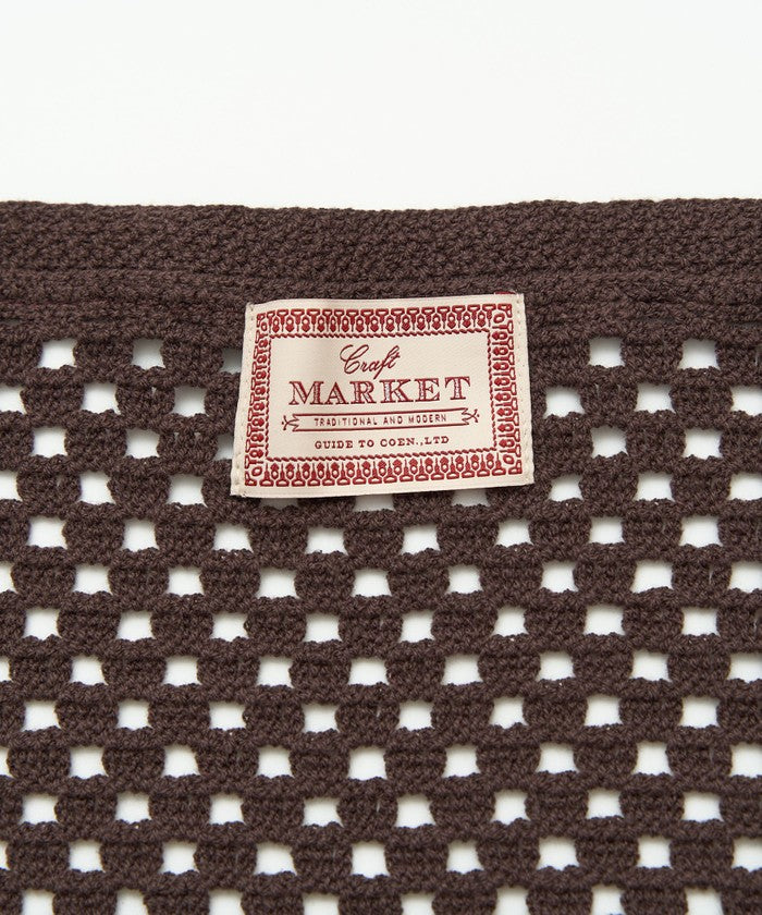 コーエン coen 【先行販売】クロシェニットラップスカート （BLACK） BLACK