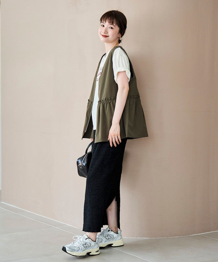 コーエン coen ペプラムジップベスト （BLACK） BLACK