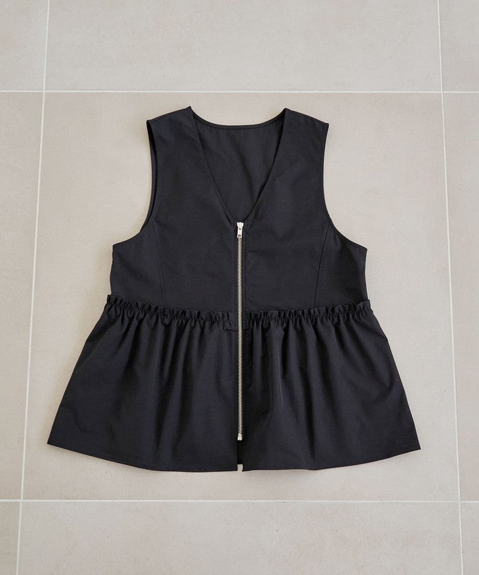 コーエン coen ペプラムジップベスト （BLACK） BLACK