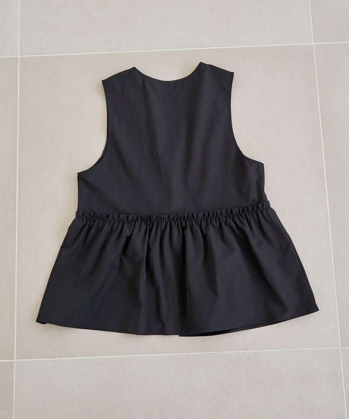 コーエン coen ペプラムジップベスト （BLACK） BLACK