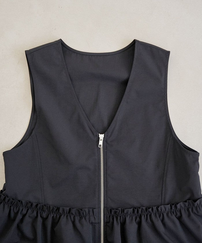 コーエン coen ペプラムジップベスト （BLACK） BLACK