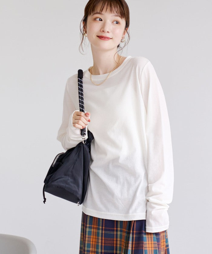 コーエン coen コットンナイロンシアークルーロンT （DK.BROWN） DK.BROWN