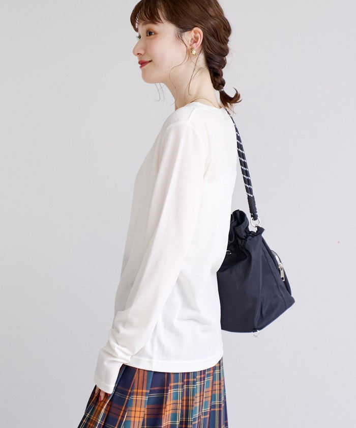 コーエン coen コットンナイロンシアークルーロンT （DK.BROWN） DK.BROWN