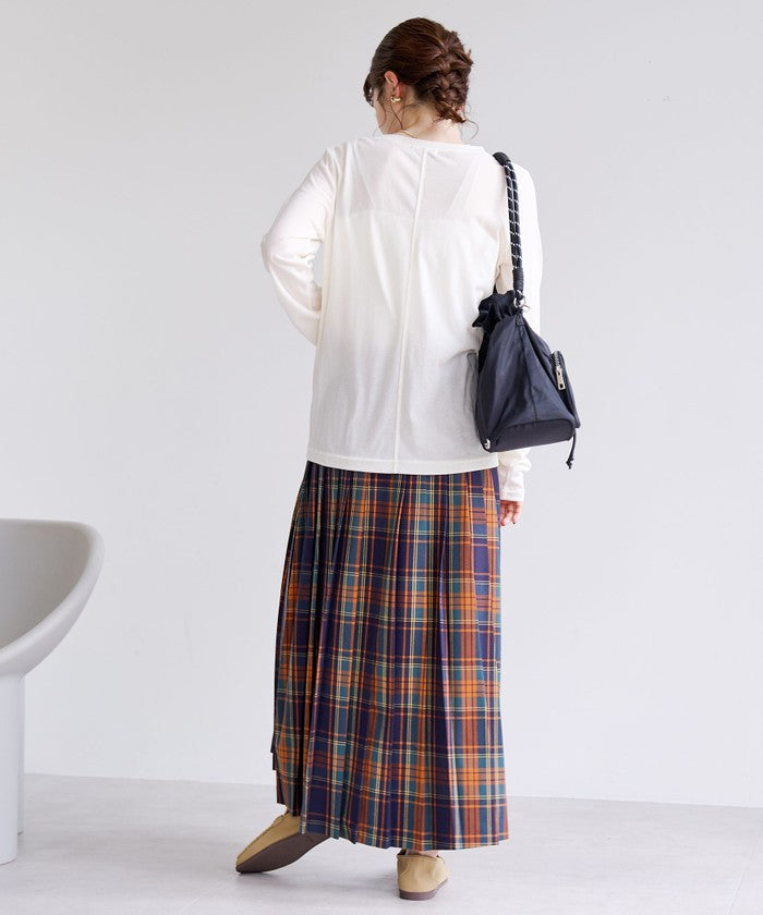 コーエン coen コットンナイロンシアークルーロンT （DK.BROWN） DK.BROWN