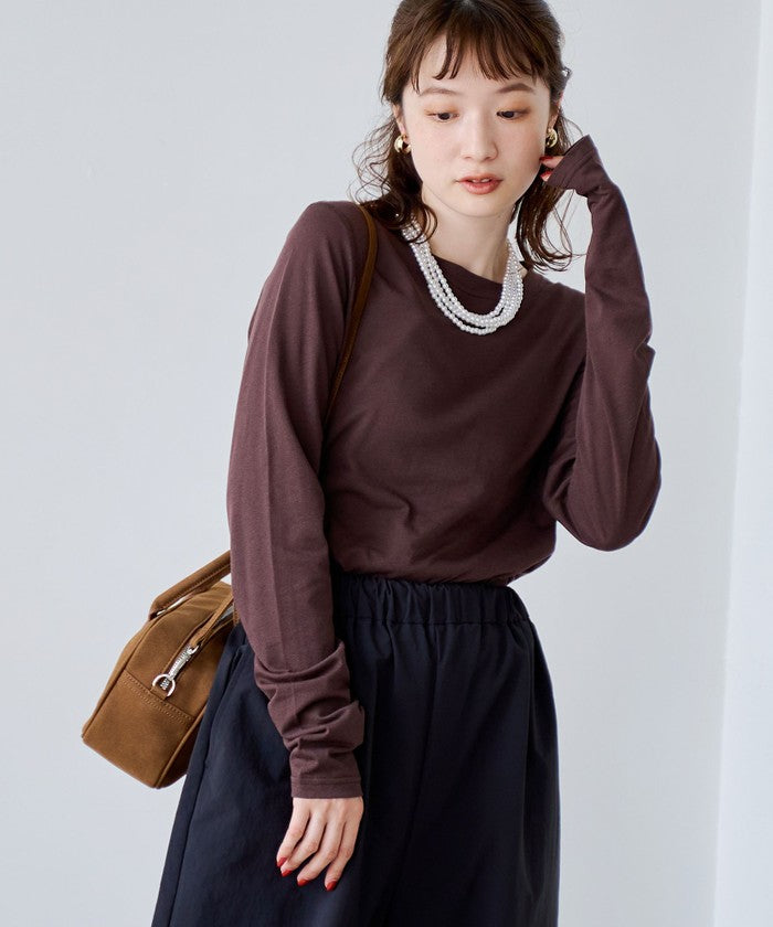 コーエン coen コットンナイロンシアークルーロンT （DK.BROWN） DK.BROWN