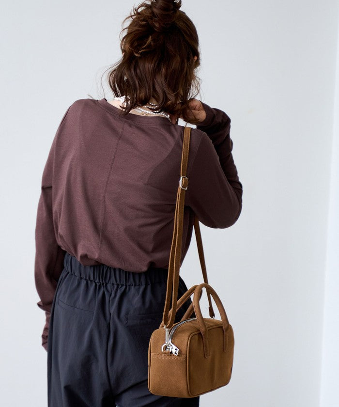 コーエン coen コットンナイロンシアークルーロンT （DK.BROWN） DK.BROWN