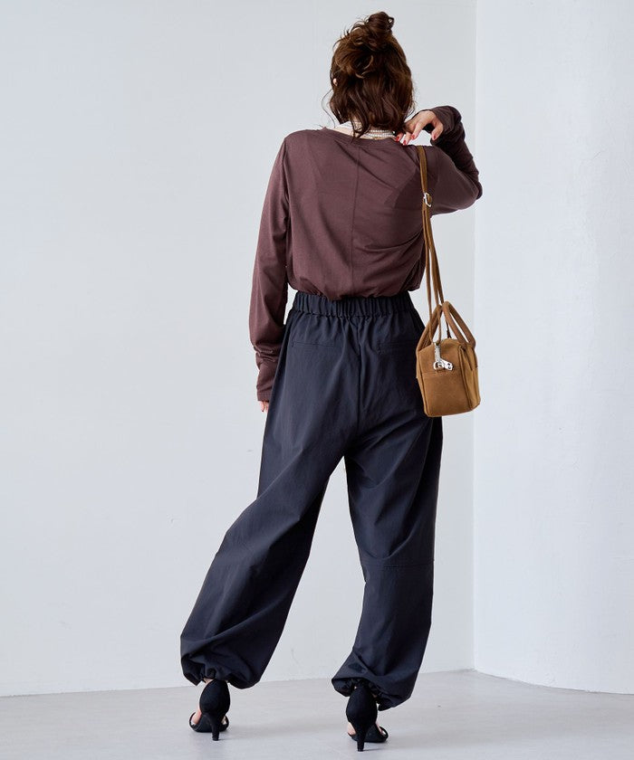 コーエン coen コットンナイロンシアークルーロンT （DK.BROWN） DK.BROWN