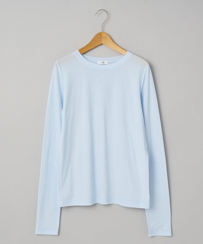 コーエン coen コットンナイロンシアークルーロンT （DK.BROWN） DK.BROWN