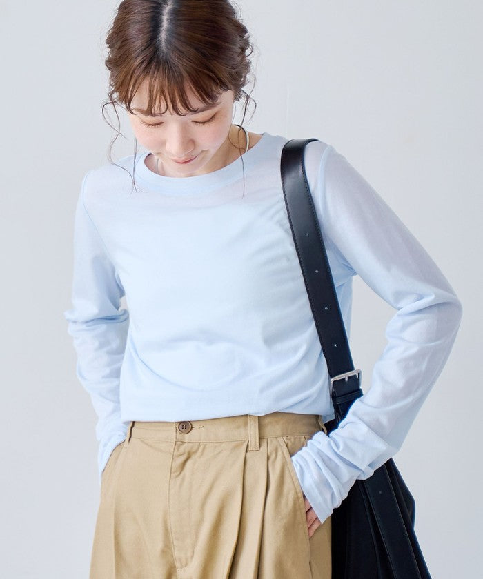 コーエン coen コットンナイロンシアークルーロンT （LT.BLUE） LT.BLUE