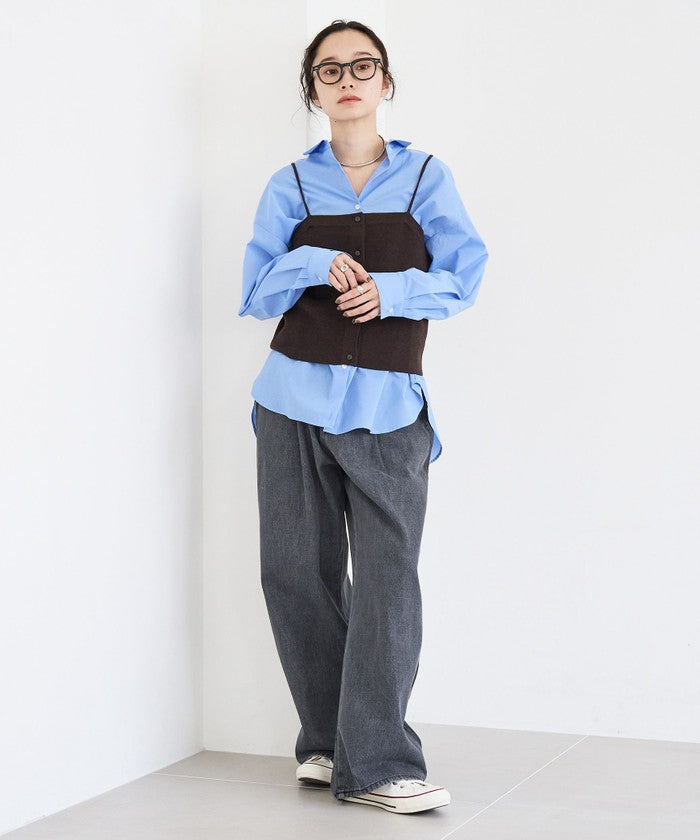 イージーケア2wayシャツ＿レギュラーカラー その他3