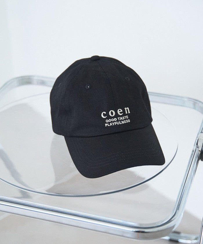 コーエン coen COEN（コーエン）ロゴ刺繍キャップ （BLACK） BLACK