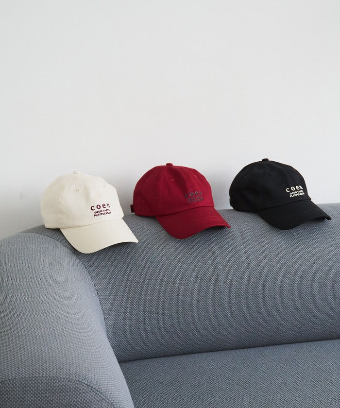 コーエン coen COEN（コーエン）ロゴ刺繍キャップ （BLACK） BLACK