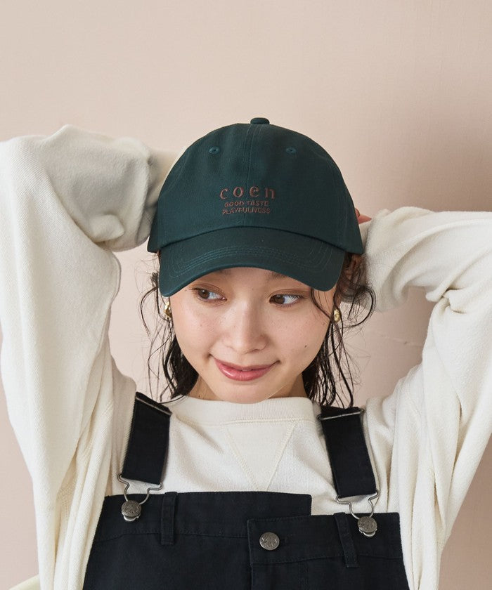 コーエン coen COEN（コーエン）ロゴ刺繍キャップ （DK.GREEN） DK.GREEN