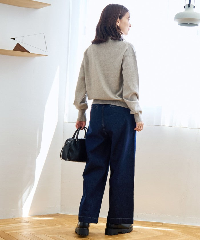 コーエン coen モチモチPBTモックネックCD （LT.GRAY） LT.GRAY