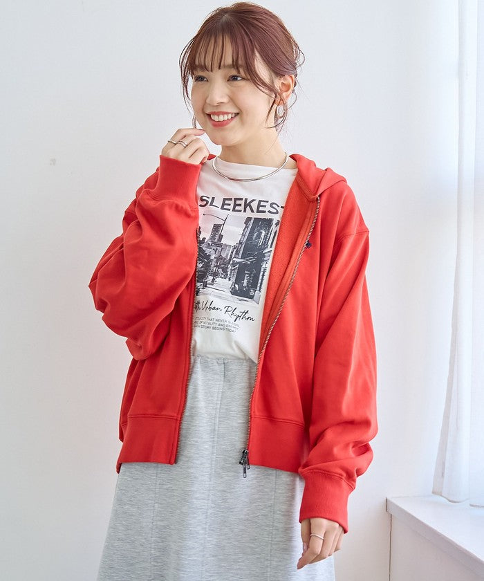 【POLO BCS（ポロ・ビーシーエス）別注】 裏毛ジップパーカー OFF WHITE