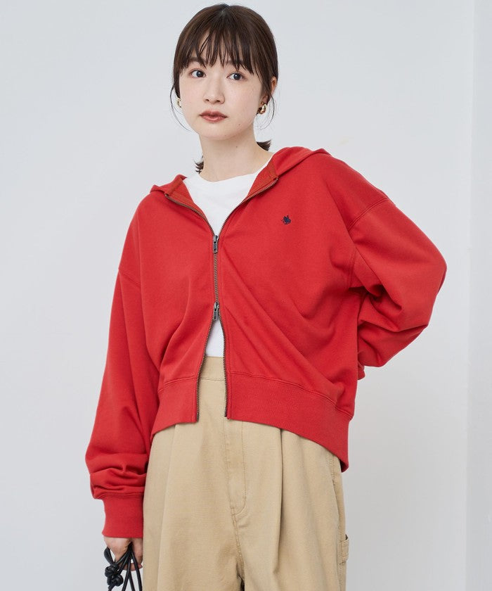 【POLO BCS（ポロ・ビーシーエス）別注】 裏毛ジップパーカー OFF WHITE