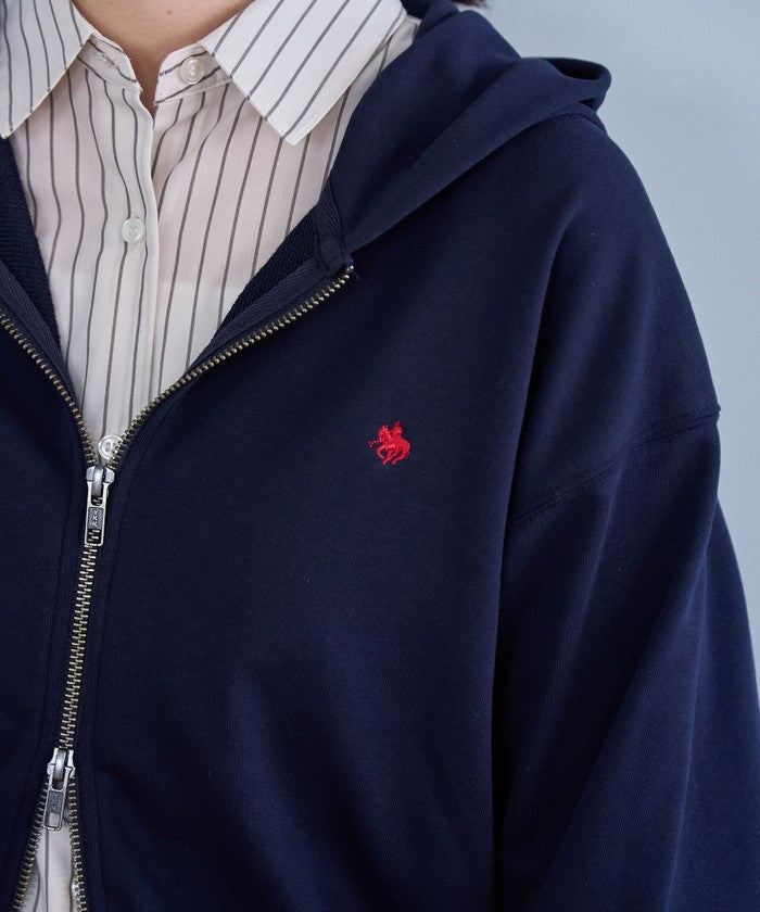 【POLO BCS（ポロ・ビーシーエス）別注】 裏毛ジップパーカー OFF WHITE