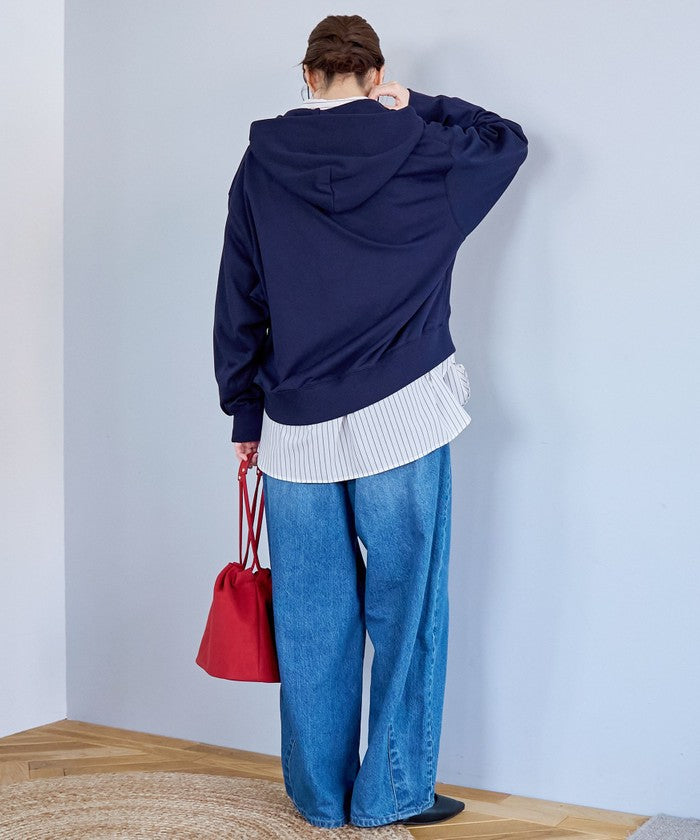 【POLO BCS（ポロ・ビーシーエス）別注】 裏毛ジップパーカー OFF WHITE