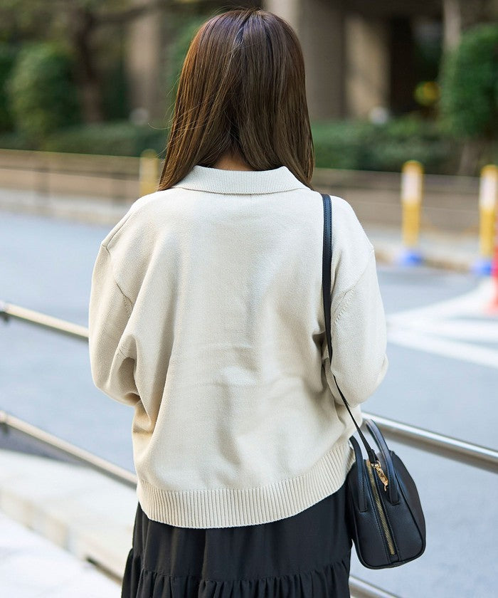 【POLO BCS（ポロ・ビーシーエス）別注】 襟付きポロニット（WEB限定カラーあり） MD.BROWN