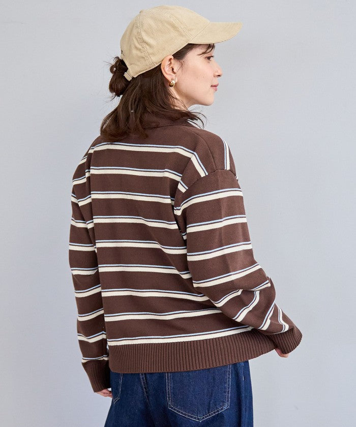 【POLO BCS（ポロ・ビーシーエス）別注】 襟付きポロニット（WEB限定カラーあり） MD.BROWN