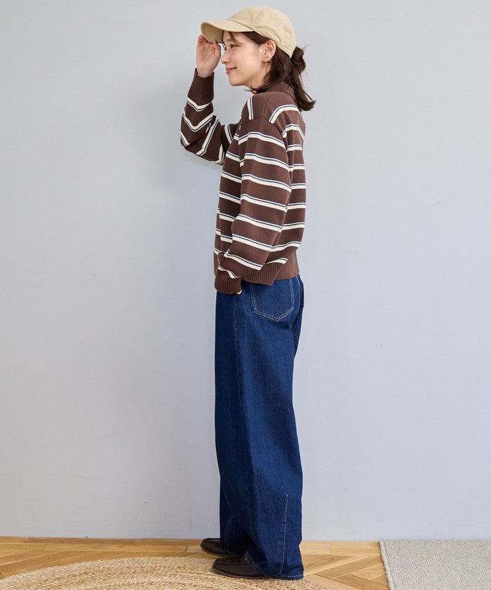 【POLO BCS（ポロ・ビーシーエス）別注】 襟付きポロニット（WEB限定カラーあり） MD.BROWN