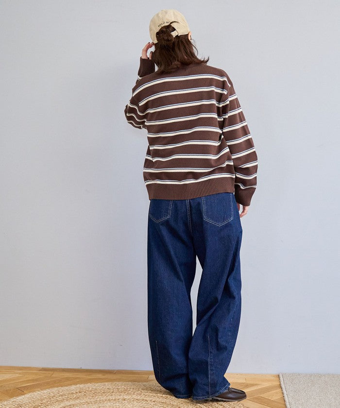 【POLO BCS（ポロ・ビーシーエス）別注】 襟付きポロニット（WEB限定カラーあり） MD.BROWN