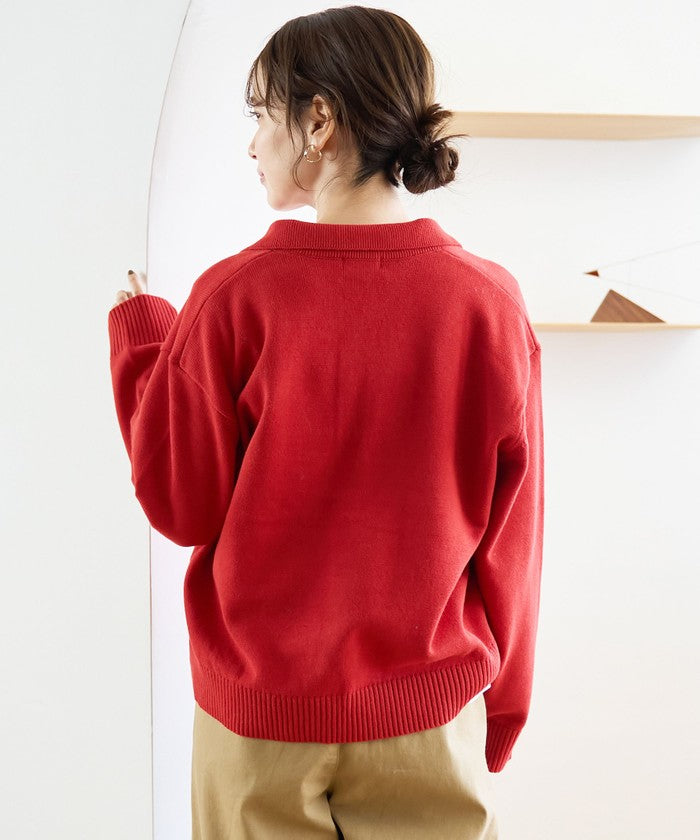 【POLO BCS（ポロ・ビーシーエス）別注】 襟付きポロニット（WEB限定カラーあり） MD.BROWN