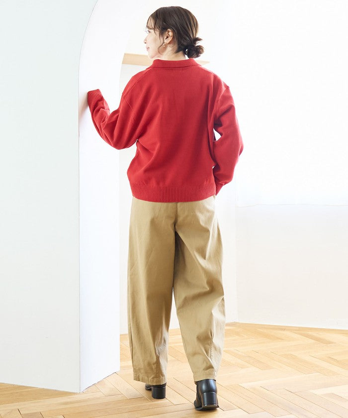 【POLO BCS（ポロ・ビーシーエス）別注】 襟付きポロニット（WEB限定カラーあり） MD.BROWN