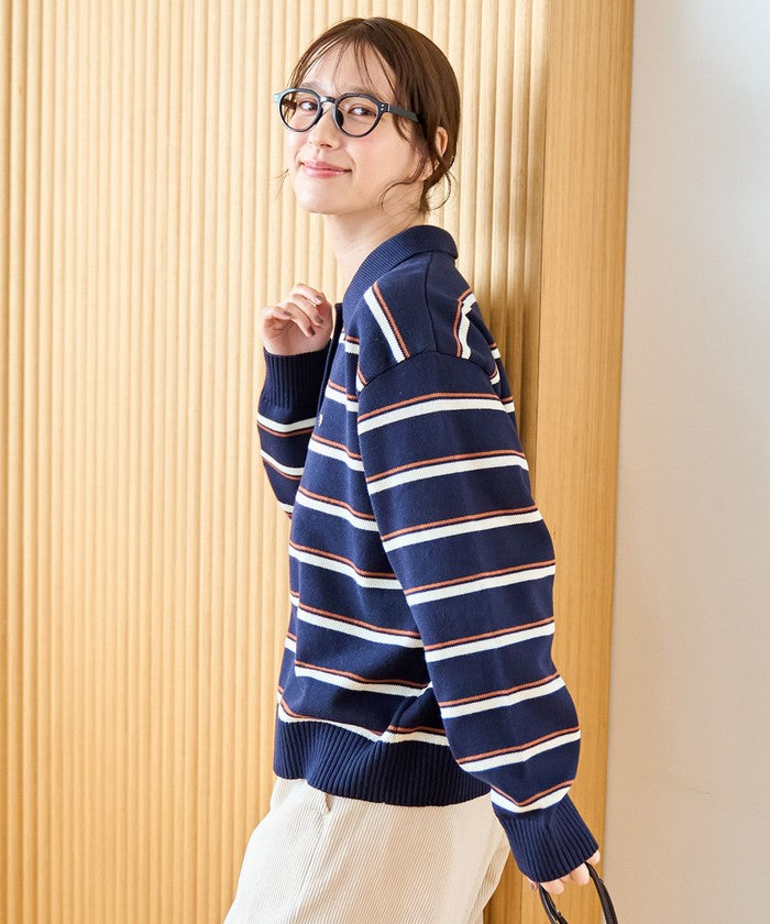 【POLO BCS（ポロ・ビーシーエス）別注】 襟付きポロニット（WEB限定カラーあり） MD.BROWN