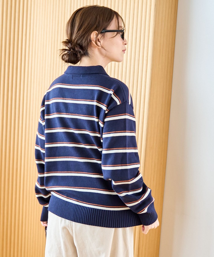 【POLO BCS（ポロ・ビーシーエス）別注】 襟付きポロニット（WEB限定カラーあり） MD.BROWN