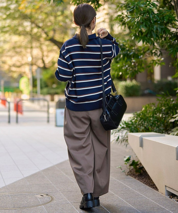 【POLO BCS（ポロ・ビーシーエス）別注】 襟付きポロニット（WEB限定カラーあり） MD.BROWN