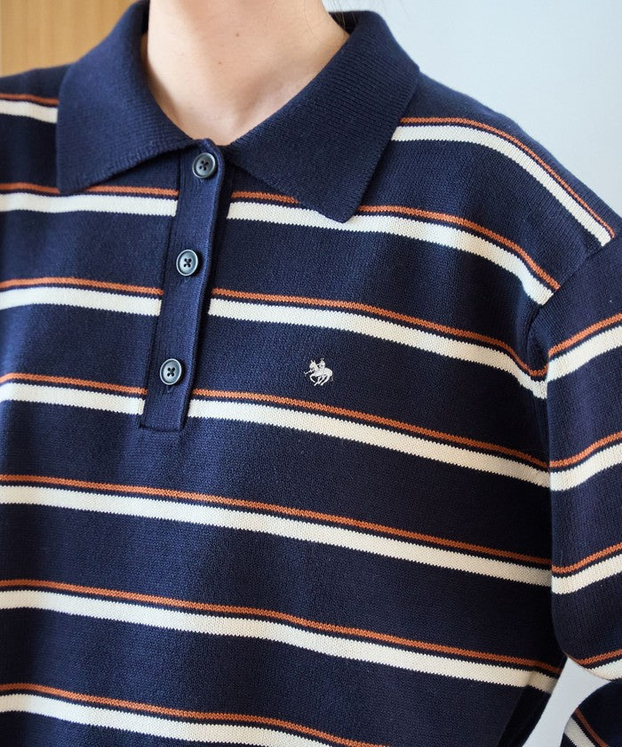【POLO BCS（ポロ・ビーシーエス）別注】 襟付きポロニット（WEB限定カラーあり） MD.BROWN