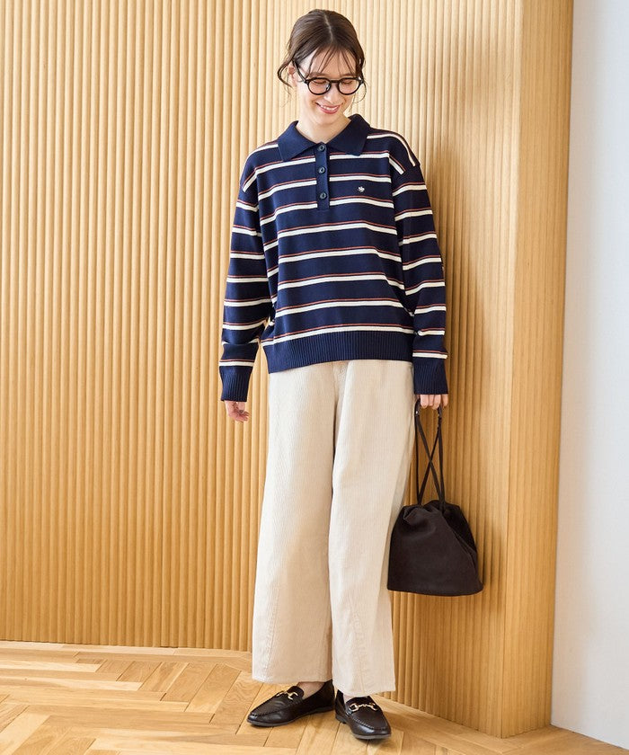 【POLO BCS（ポロ・ビーシーエス）別注】 襟付きポロニット（WEB限定カラーあり） MD.BROWN