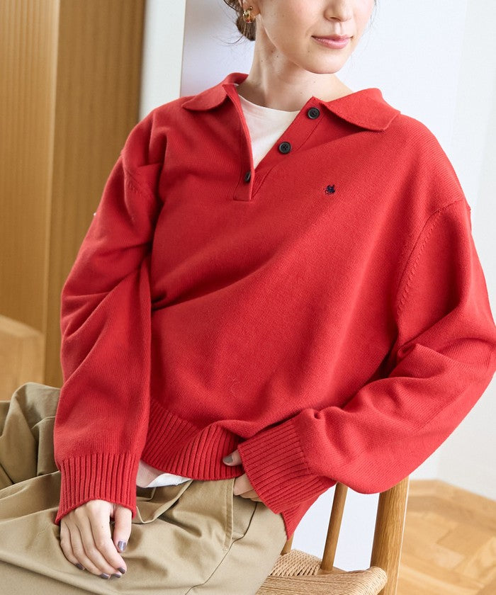 コーエン coen ■POLO BCS別注 エリツキニット （RED） RED