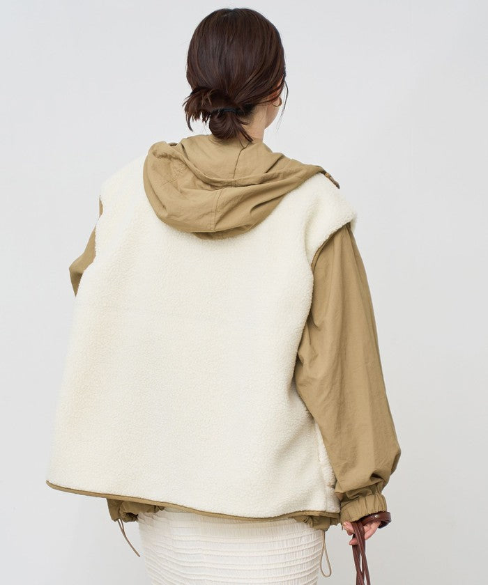 【PARKNIK（パークニック）】 3WAYマウンテンパーカー BLACK