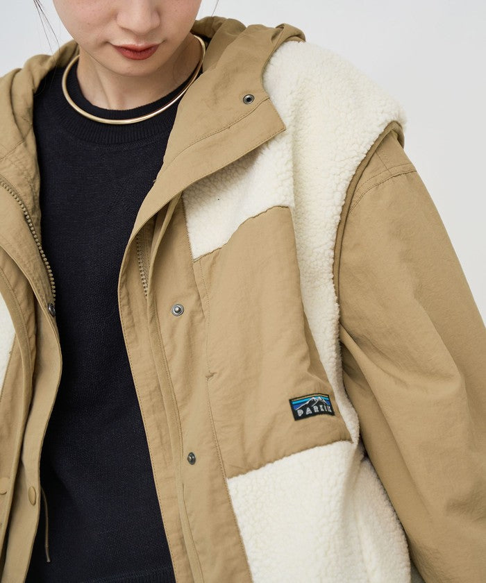 【PARKNIK（パークニック）】 3WAYマウンテンパーカー BLACK