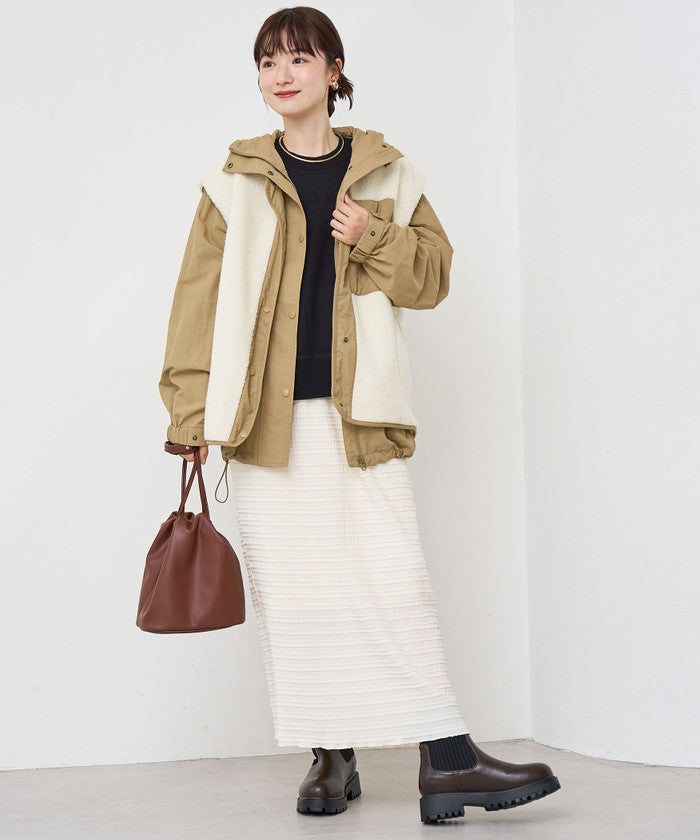 【PARKNIK（パークニック）】 3WAYマウンテンパーカー BLACK