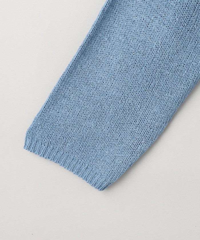 テープヤーンボートネックニットプルオーバー NATURAL