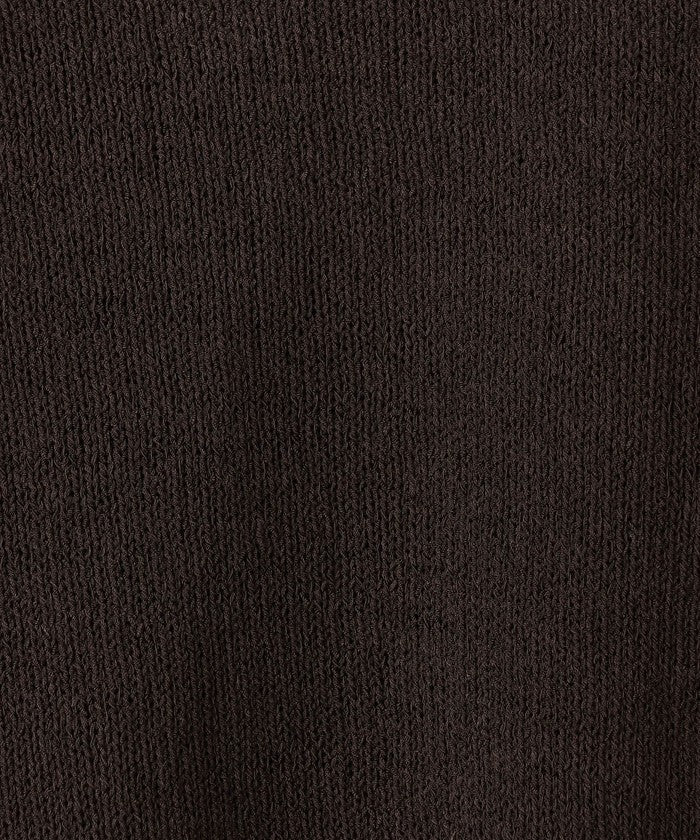 テープヤーンボートネックニットプルオーバー NATURAL