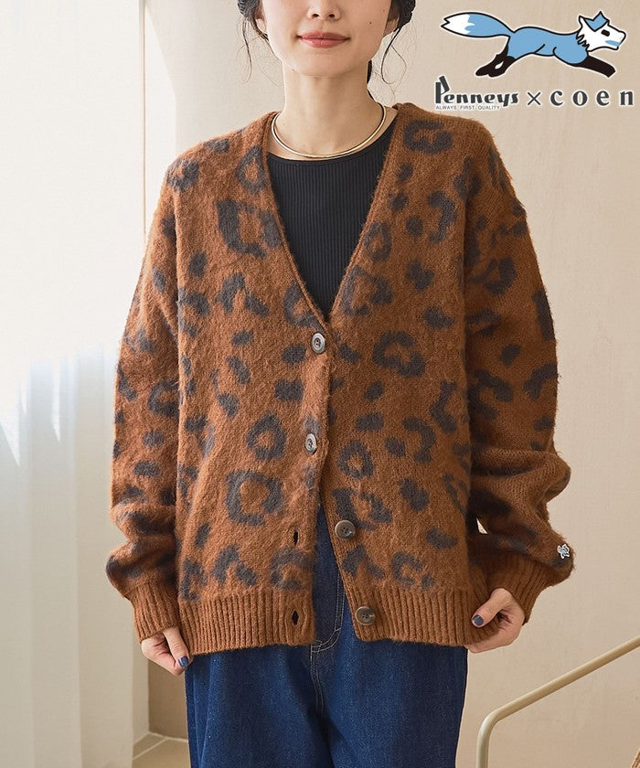 コーエン coen PENNEYS別注 ジャカードキモウCD （MD.BROWN） MD.BROWN