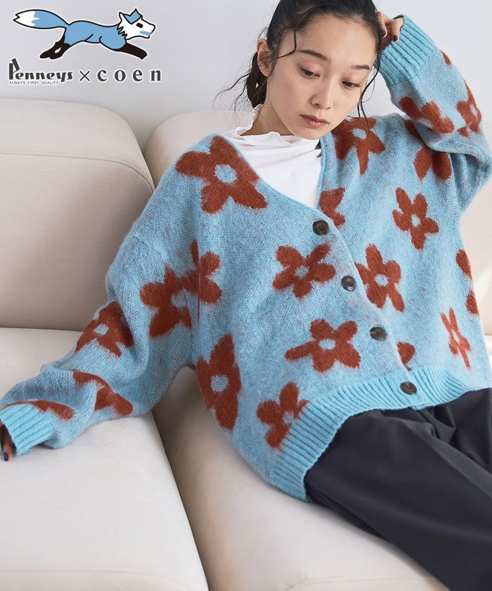 コーエン coen PENNEYS別注 ジャカードキモウCD （LT.BLUE） LT.BLUE