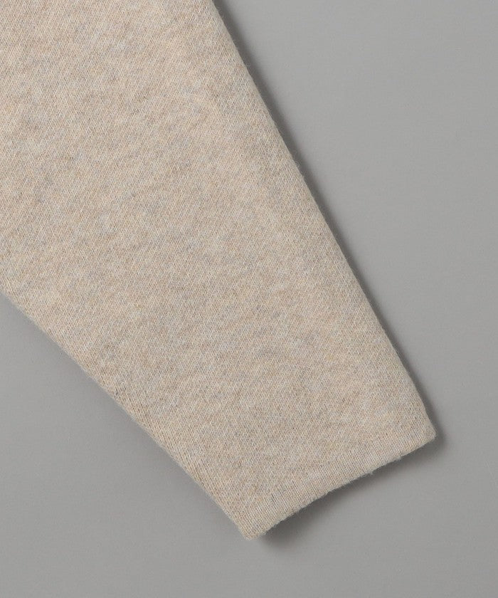 襟付きダブルジップニットジャケット DK.GRAY