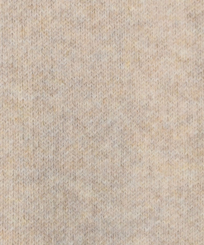 襟付きダブルジップニットジャケット DK.GRAY