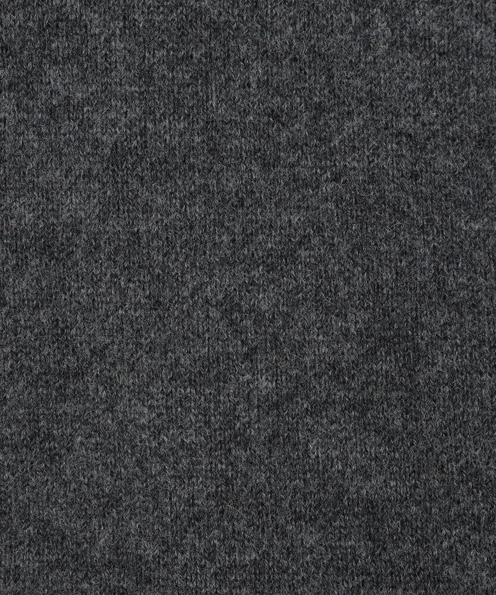襟付きダブルジップニットジャケット DK.GRAY