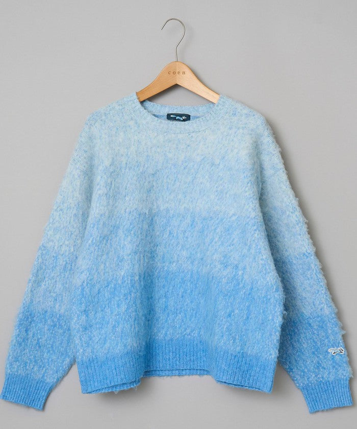 コーエン coen PENNEYS別注 グラデキモウニット （LT.BLUE） LT.BLUE